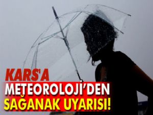 Meteoroloji'den Kars İçin Yağış Uyarı