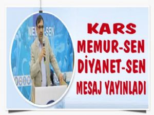 Kars Memur-Sen ve Diyanet-Sen'den  Hicri Yıl Mesajı