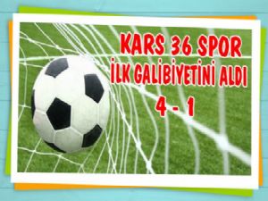 Kars 36 Spor İlk Galibiyetini Aldı