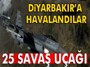 Diyarbakır'a savaş uçağı takviyesi