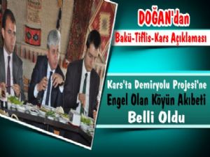 Doğan 'Bakü Tiflis Kars Demiryolu' Engelini Aştı