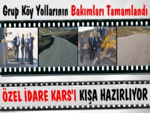 Kars Özel İdaresi Kış Hazırlıklarına Devam Ediyor