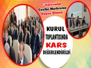 Kars'ta 3. İl Koordinasyon Toplantısı Yapıldı