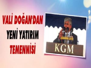 Vali Doğan'dan Kars'a Yeni Yatırım Temennisi