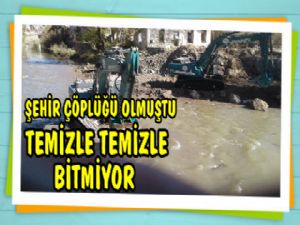 Kars Çayında Islah Çalışmaları Devam Ediyor