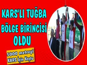 Kars'lı Sporcu Tuğba Birinci Oldu