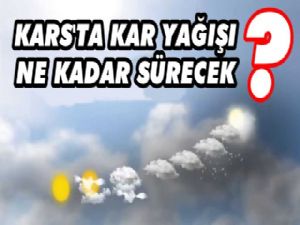 Kars'ta Kar Yağışı Ne Kadar Sürecek