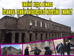 Tarihi Kışla Binasını İstanbul'dan Gelen Teknik Heyeti Değerlendiriyor