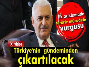 Binali Yıldırım'dan ilk açıklama