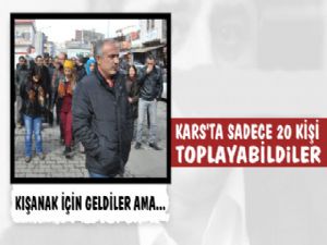Kars'ta HDP Protestosu İlgi Görmedi