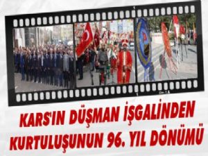 Kars'ın Kurtuluşunun 96. Yıldönümü Kutlandı