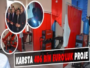 Kars'ta 406 Bin Euro'luk Proje'ye Start Verildi