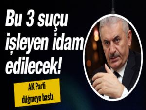 İdam cezası bu 3 suçu kapsayacak! AK Parti düğmeye bastı