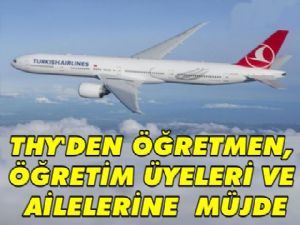 THY'den öğretmen ve ailelerine müjde