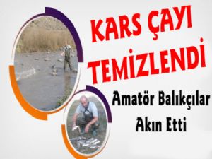 Kars Çayı Amatör Balıkçılara Ev Sahipliği Yapıyor