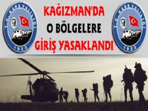 Kars Valiliği Özel Güvenlik Bölgesi Açıklaması