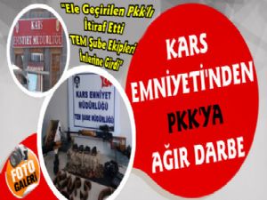 Kars Polisinden PKK'ya  Bölgede Ağır Darbe