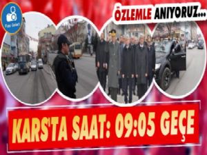 Kars'ta Saat: 9:05 Geçe!