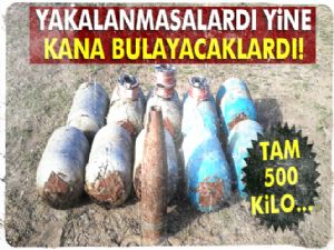 Iğdır'da 500 kilo bomba ele geçirildi