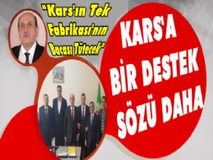 Genel Müdür'den Kars'a Destek Sözü