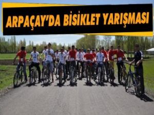 Arpaçay'da Bisiklet Yarışması