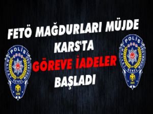 Kars'ta FETÖ Mağdurlarına Görev İadeleri Başladı