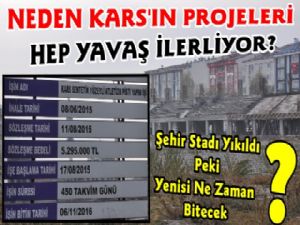 Neden Kars'ın Projeleri Hep Yavaş İlerliyor