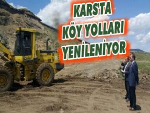 Kars'ta Yol Çalışmaları