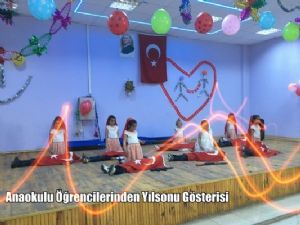 Anaokulu öğrencilerinden yıl sonu gösterisi