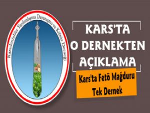 Kars'ın Fetö Mağduru Derneği Açıkladı