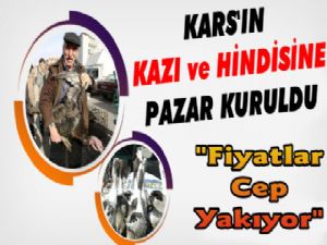 Kars'ta Kaz ve Hindi Pazarı Kuruldu