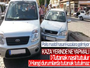 Trafik kazalarında ne yapılmalı, tutanak nasıl tutulur