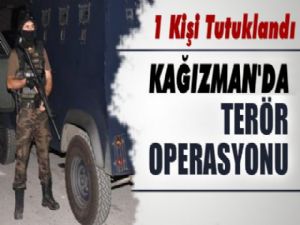 Kağızman'da Terör Operasyonu: 1 Kişi Tutuklandı