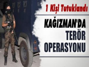 Kağızman'da Terör Operasyonu: 1 Kişi Tutuklandı