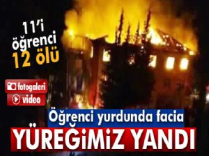 Öğrenci Yurdunda Yangın; 12 Kişi Hayatını Kaybetti