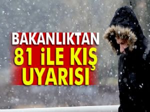 İçişleri Bakanlığı'ndan kritik kış uyarısı