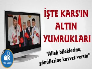 Vali Doğan, Kars'ın Altın Yumruklarını Ağırladı