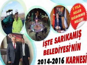İşte Sarıkamış Belediyesi'nin 2014-2016 Karnesi