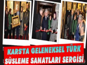Kars'ta Geleneksel Türk Süsleme Sanatları Sergisi