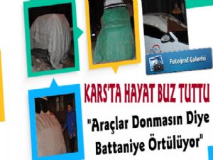 Kars'ta Hayat Buz Tuttu