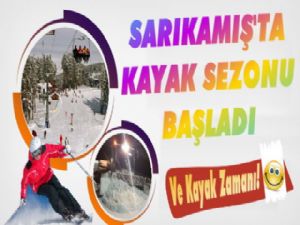 Sarıkamış'ta Kayak Sezonu Açıldı