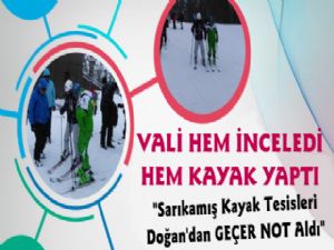 Vali Doğan Kayak Sezonunun Açılışını Yaptı