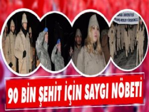 Sarıkamış Şehitleri İçin Saygı Nöbeti