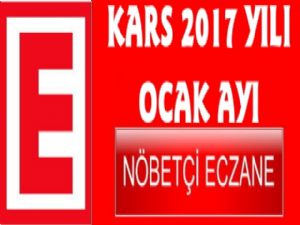 Kars Ocak Ayı Nöbetçi Eczane Listesi