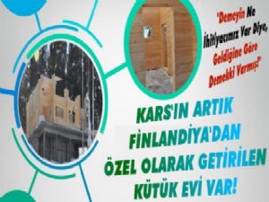 Sarıkamış'ın Kütük Evi Var!