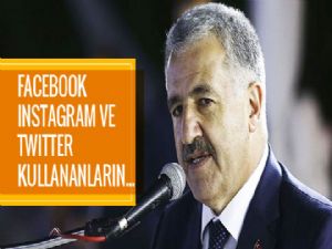 Bakan Ahmet Arslan'ın Sosyal Medya Açıklaması