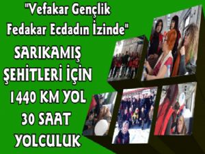 Üniversite Öğrencileri, Sarıkamış Şehitleri İçin Kars'a Geldi