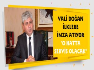 Vali Doğan, Sarıkamış'a Servis Hizmeti Başlattı