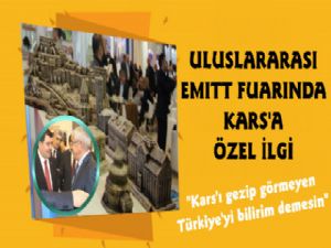 Kars Uluslararası EMITT Fuarında Yerini Aldı