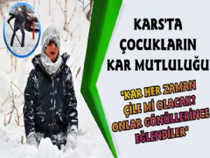 Çocuklar Karı Eğlenceye Dönüştürdü